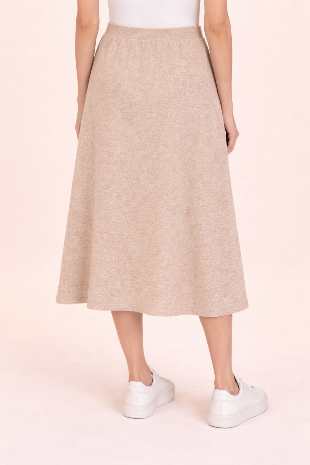 AMANCAY BEIGE LONG SKIRT
