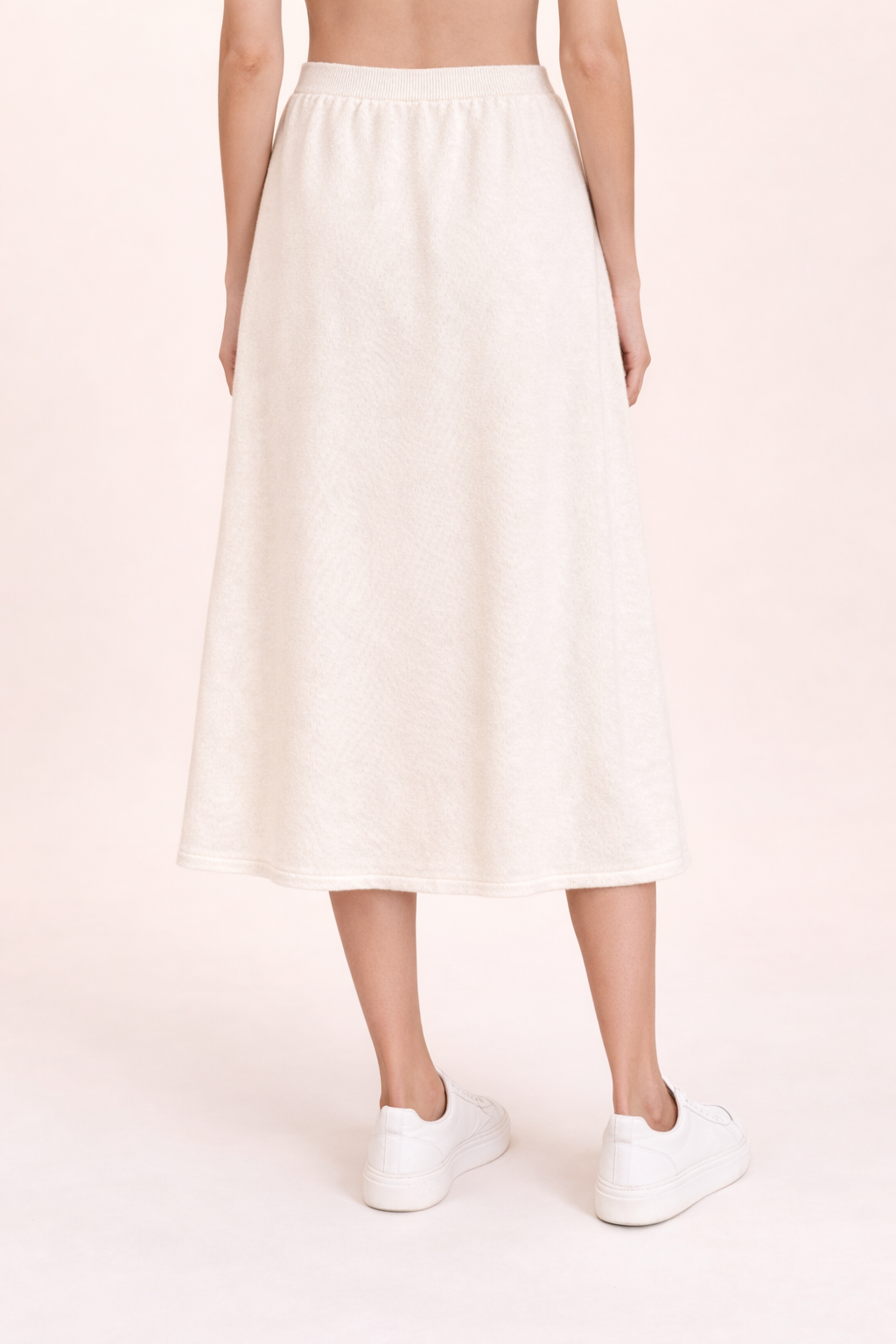 AMANCAY OFF-WHITE LONG SKIRT