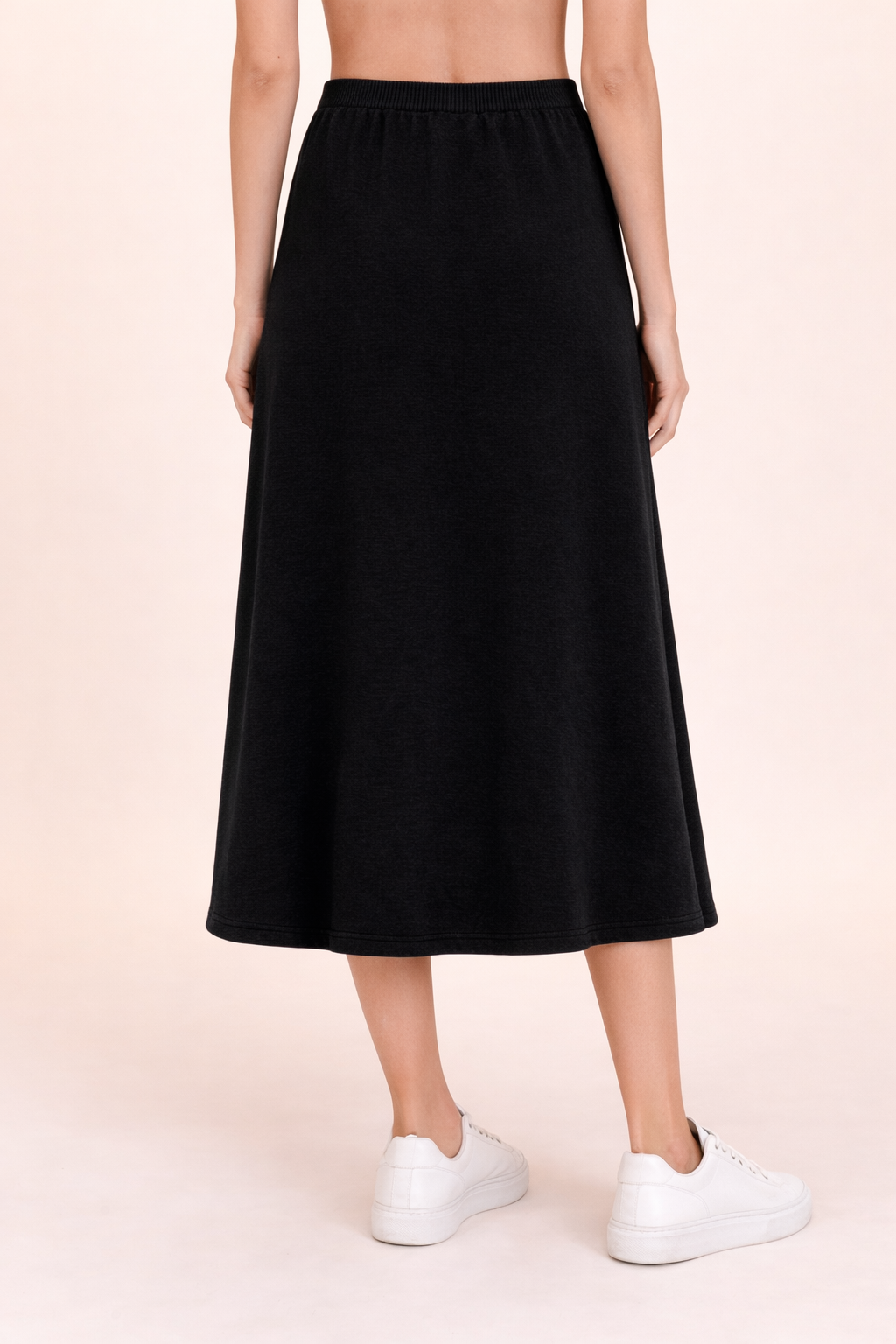 AMANCAY BLACK LONG SKIRT