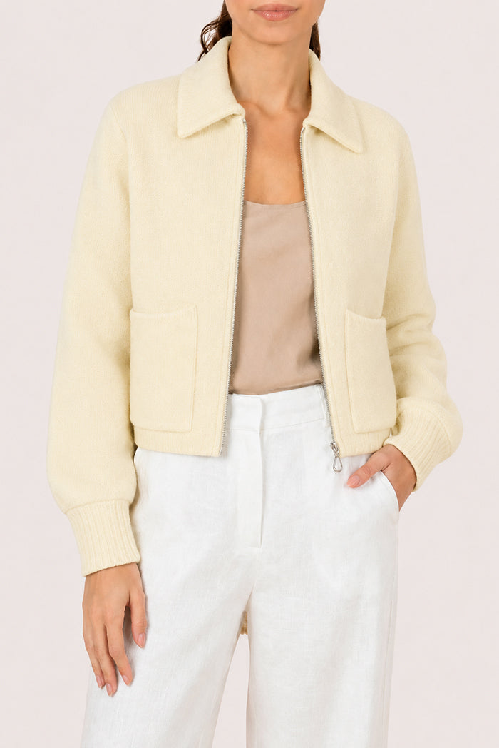 CURUBAS OFF-WHITE COAT