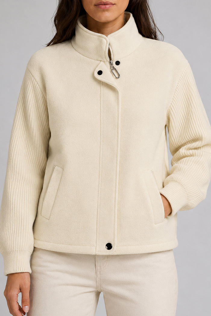 HIBISCUS OFF-WHITE COAT