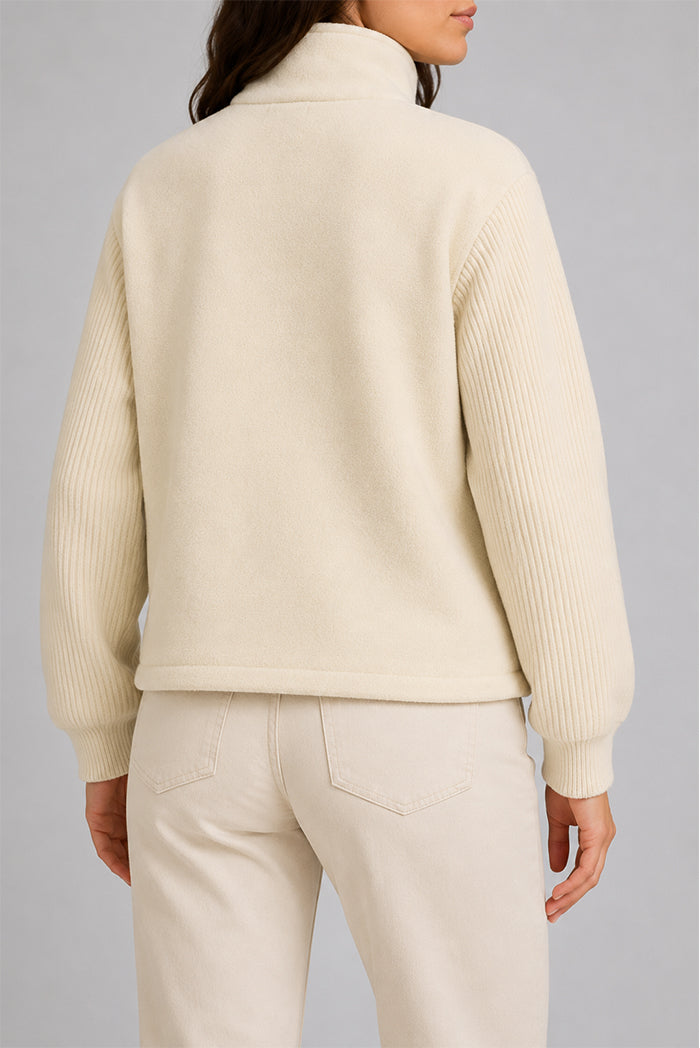 HIBISCUS OFF-WHITE COAT