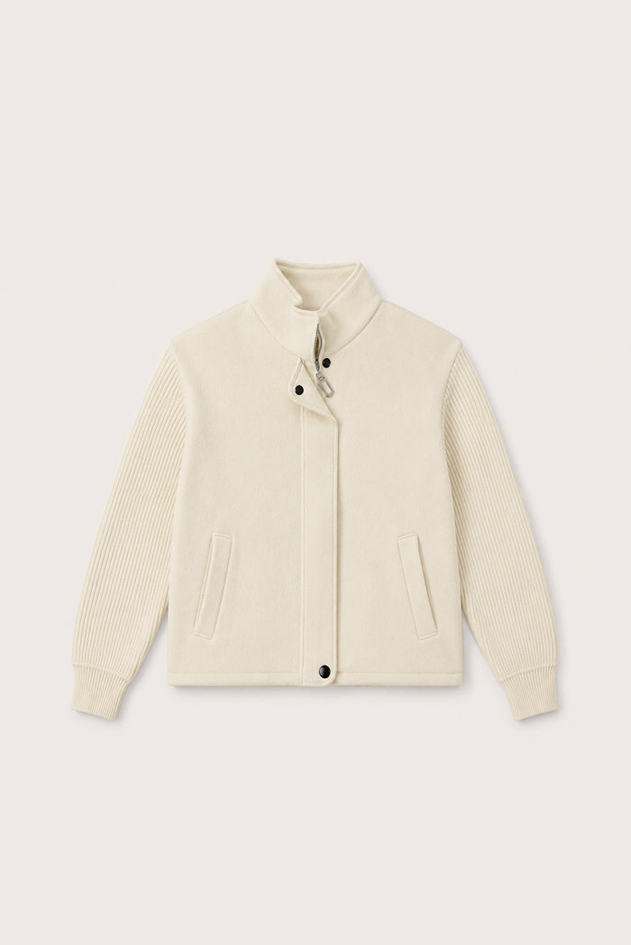 HIBISCUS OFF-WHITE COAT