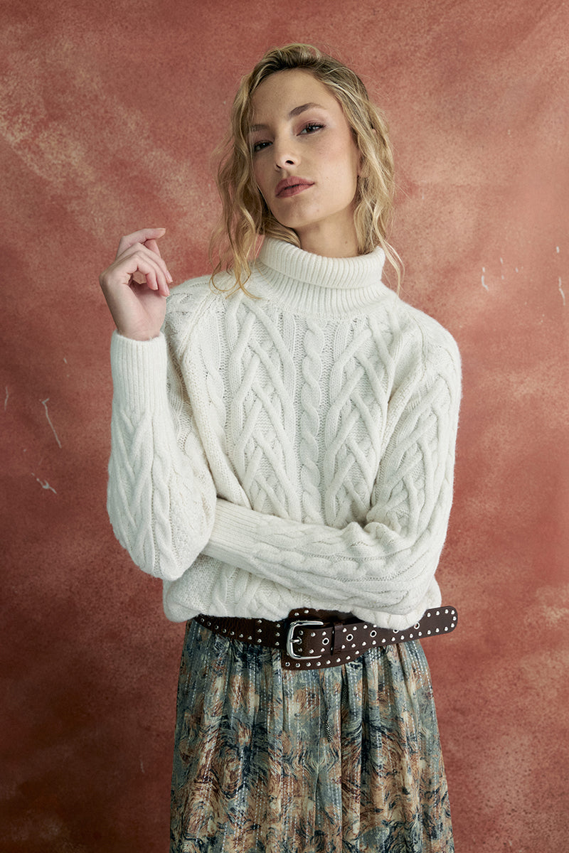 Sweater Polera Banff Crudo
