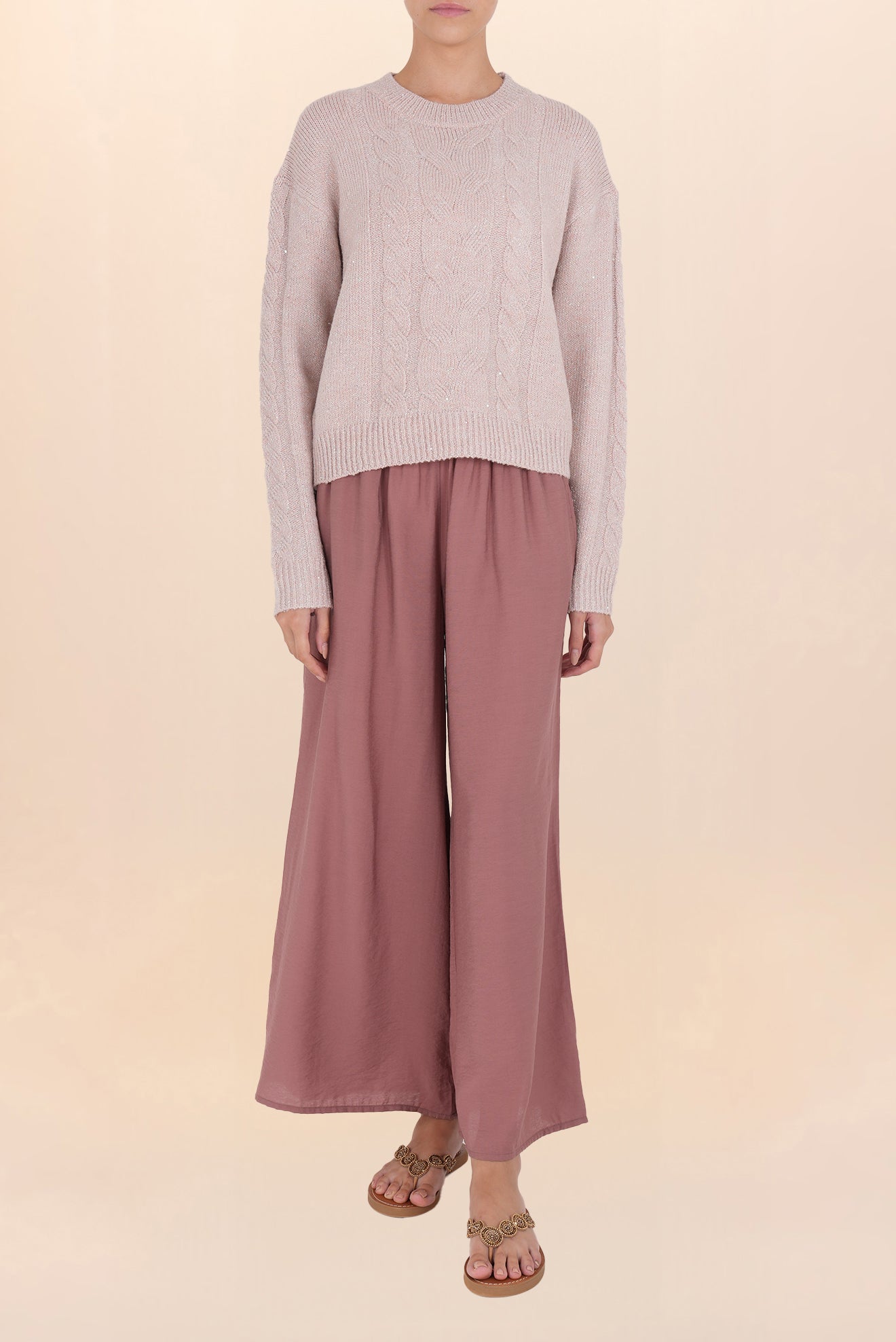 AMALIA PINK CLASSIC SWEATER