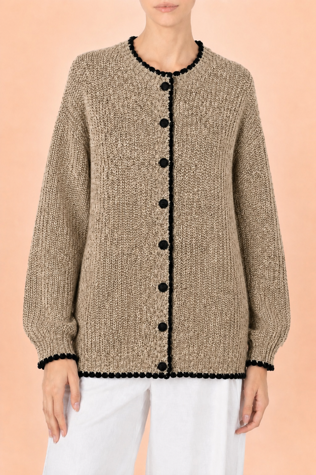 IXORA BEIGE CARDIGAN